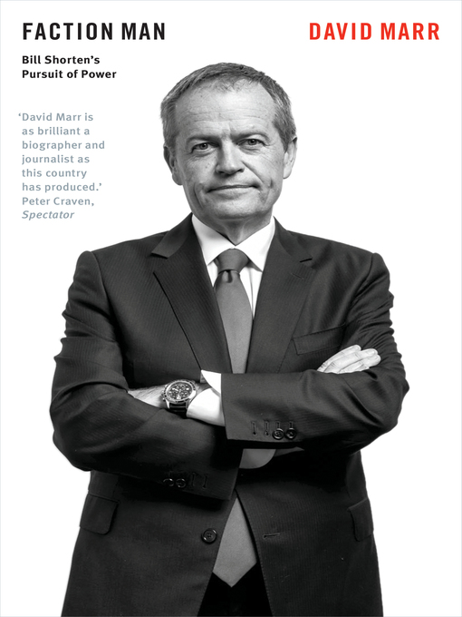 Title details for Faction Man by David Marr - Available